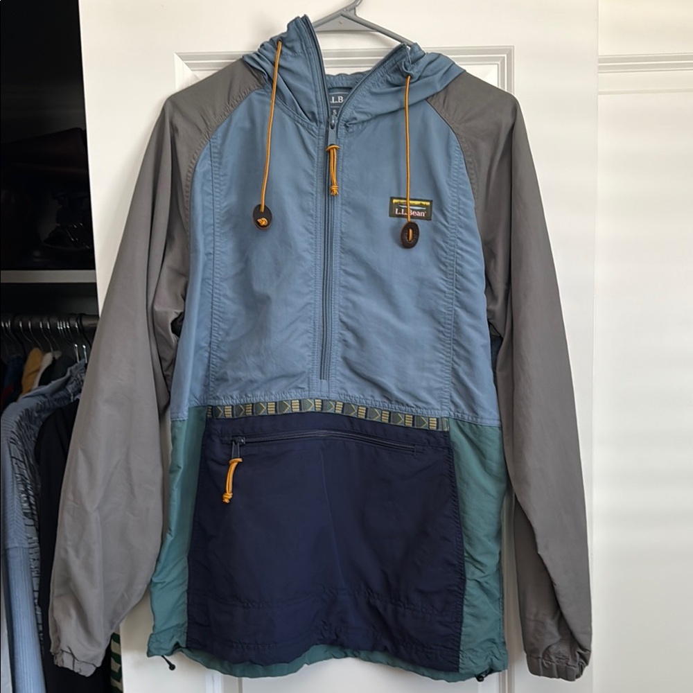L.L.Bean Mountain Classic Anorak Color block